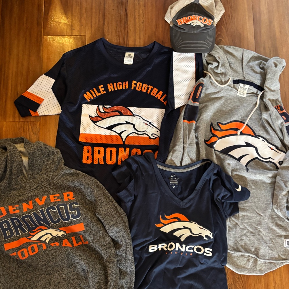 Denver Broncos Women’s Fan Apparel Bundle – 5 Items
